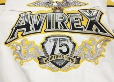 Avirex King Leather Varsity Jacket