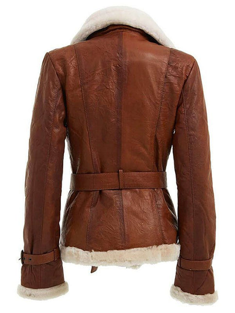 Women’s Shearling Brown Jacket