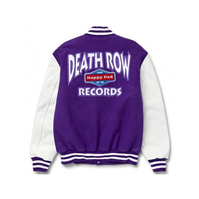 Happy Dad x Death Row Varsity Jacket