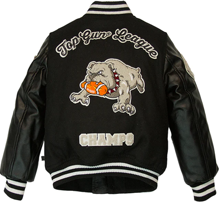 Kids Bulldog Varsity Jacket