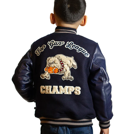 Kids Bulldog Varsity Jacket