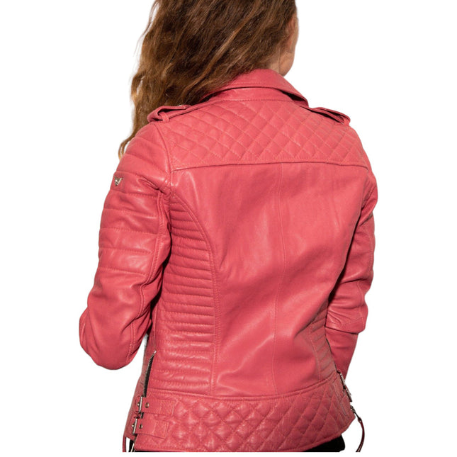 Women Quilted Leather  Jacket