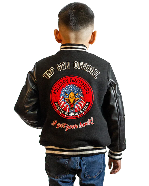 Kids Military Varsity Jacket