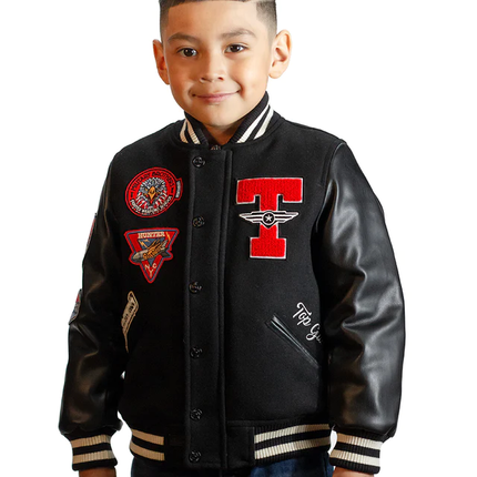 Kids Military Varsity Jacket